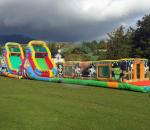 30m length inflatable obstacle inflatable water obstacle game inflatable