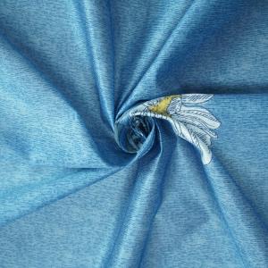 China Sky Blue 43D Jacquard Knitted Fabric 210cm-220cm Adjustable width wholesale