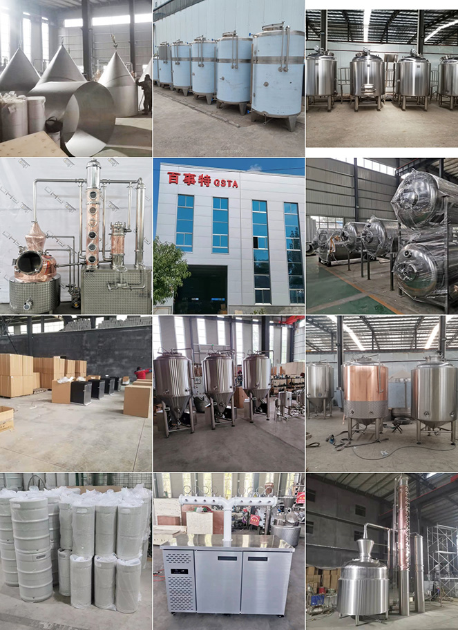 Home Brewing Equipment with 60 Degree Cone Fermentation Tank from GSTA Outlet
