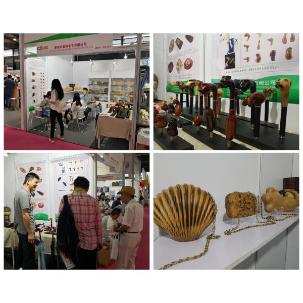 Hardwood Pine Wood Umbrella Handle Multiple Purpose Scratch Resistant