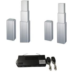 2 Wired Switch Lifting Column Actuators Remote Control Kit 4 Channel 25A 12~28V