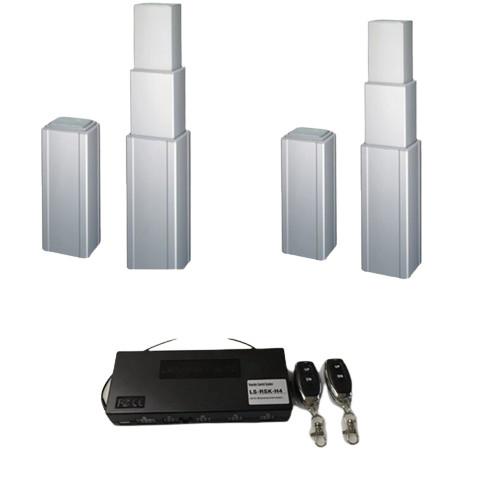 Quality 2 Wired Switch Lifting Column Actuators Remote Control Kit 4 Channel 25A 12~28V for sale