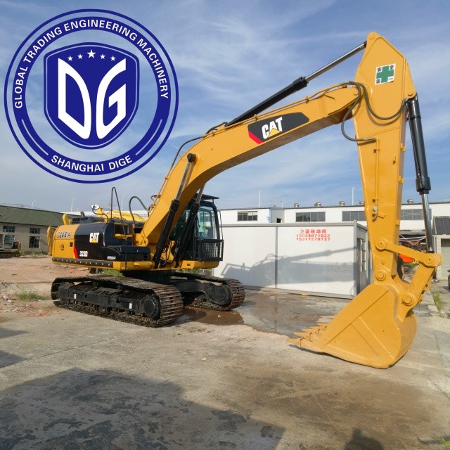 Time Tested 323D 23 Ton Used Caterpillar Excavator And Well Maintained Machinery
