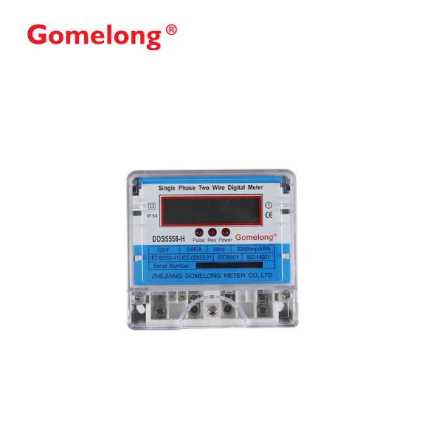 Quality 2022 New Arrival DDS5558 Single Phase Static Analog Portable Kwh Meter Price for sale