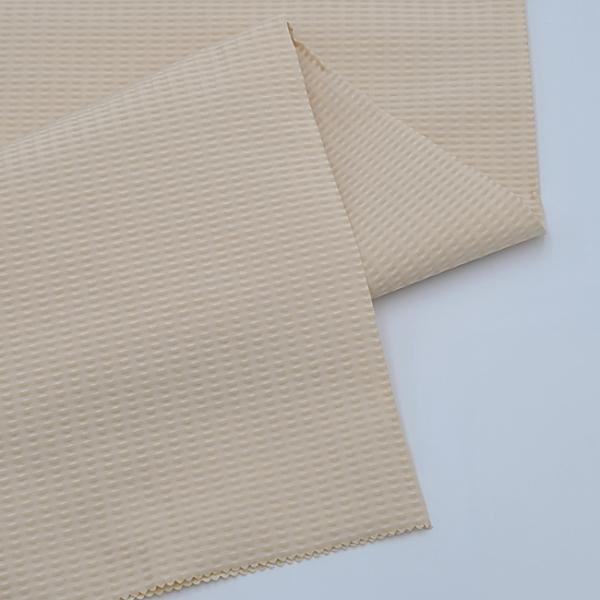 125gsm 50D Real Seersucker Polyester Memory Fabric Seersucker Fabric By The Yard