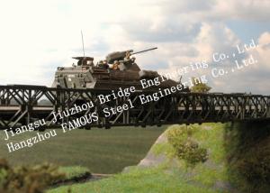 China Compact 200- Type Single Span Bailey Truss Bridge Quickly Installation For Army wholesale