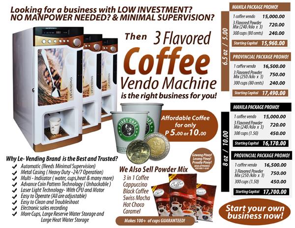 LE303V Instant Coffee Vending Machine & Milk Tea Vending Machine