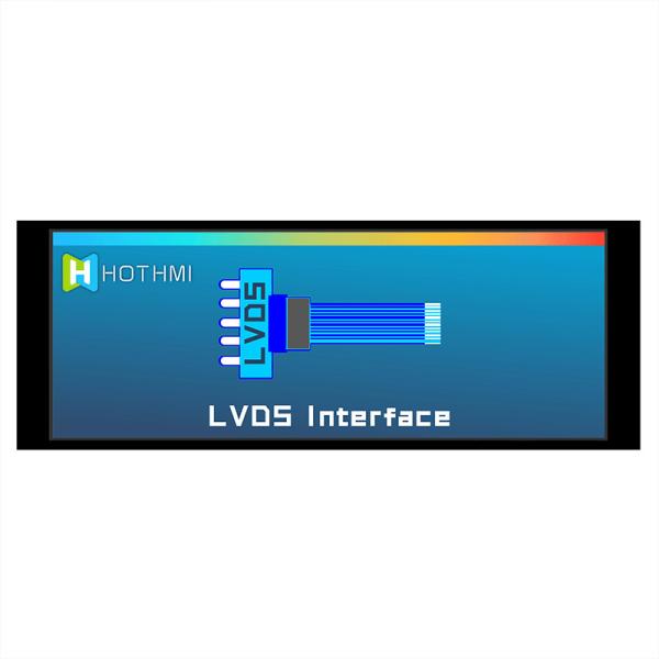 6.8 Inch Hight-Brightness TFT LCD Display LVDS Interface