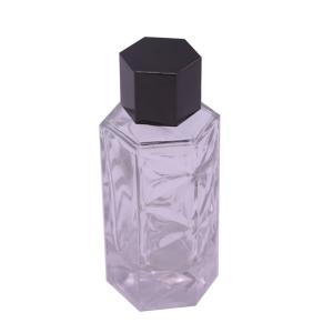 China Hexagonal Gold Perfume Magnetic Cap , Metal Bottle Tops For 3D Drawing wholesale