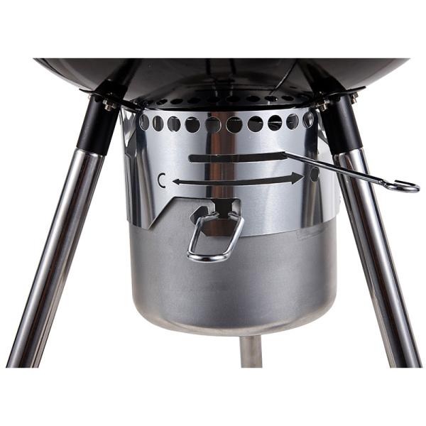 Outdoor Barbecue 18 inch Deluxe Kettle Charcoal Grill with Portable Charcoal Machine