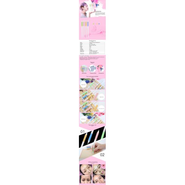 Lush Color Microblading Manual Tools With 0.18mm Blade For Professional And Single Use Only