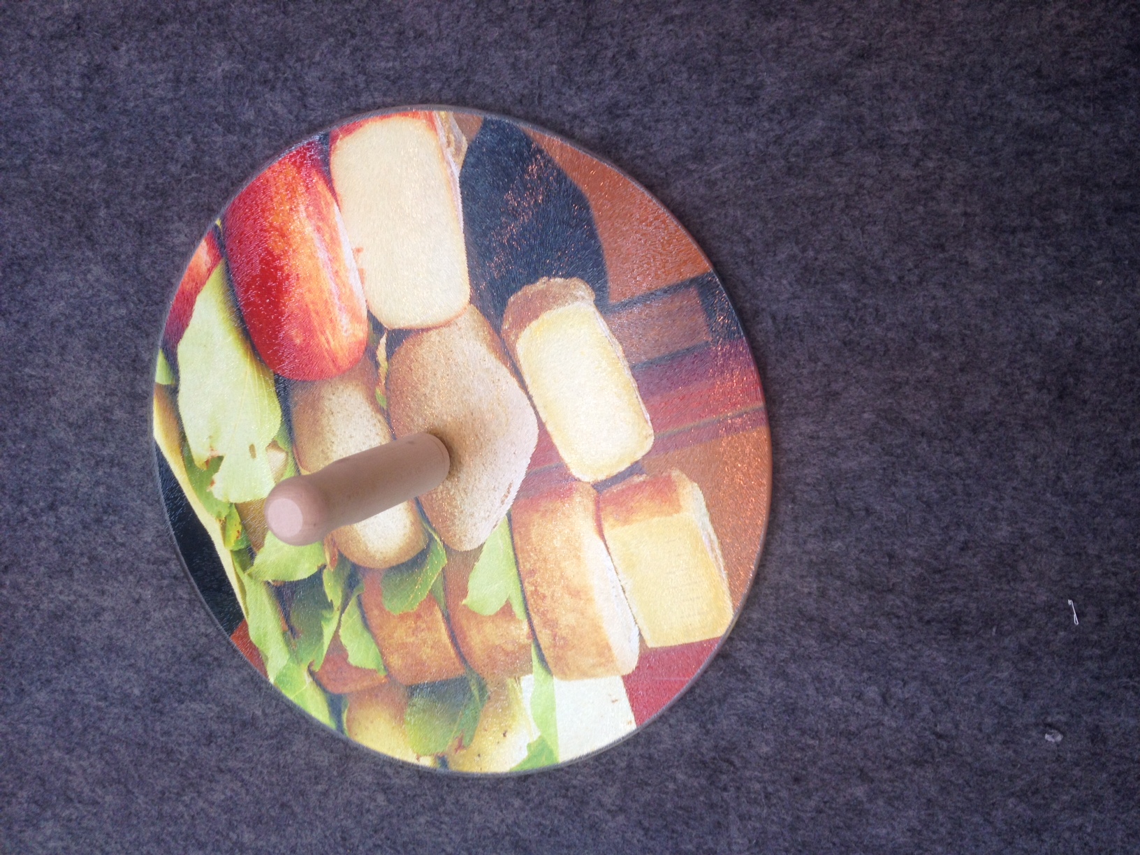 ALL-Season Best Custom Shape Tempered Cutting Board With Handle Wine Glass Coaster