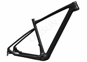 China Superlight Carbon Fiber Bike Frame , 29er Mountain Bike Frame 142 X 12 Dropout wholesale