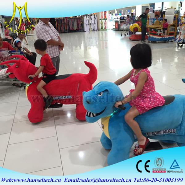 Hansel playground equipment rocking kiddie rides car amusement park game machine soft playground equipment rocking