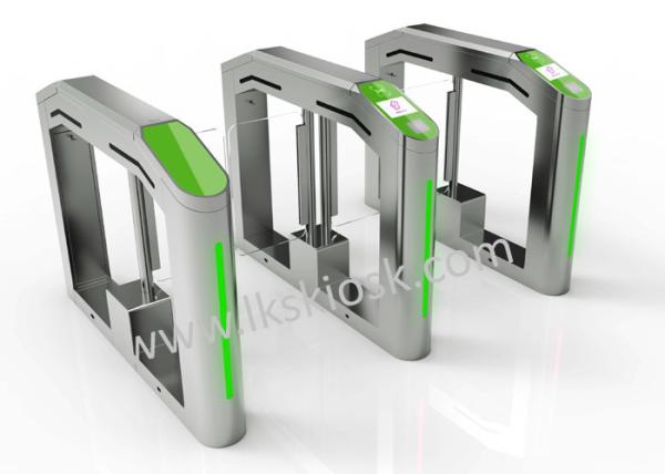Quality LED Indicator Speed Gates Pedestrian Gate Access Control Ticket Checking In Cinema Entrance for sale