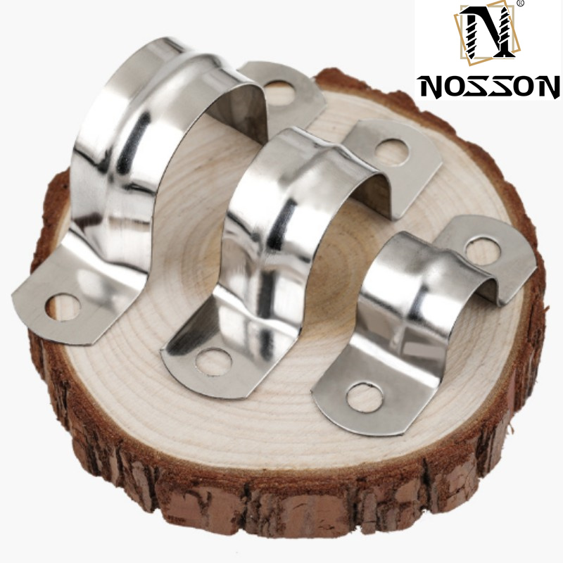 Mining U Type Galvanized Stainless Steel Metal Hose Clamp Saddle Pipe Clamp with Metric Measurement System and ZINC Finish