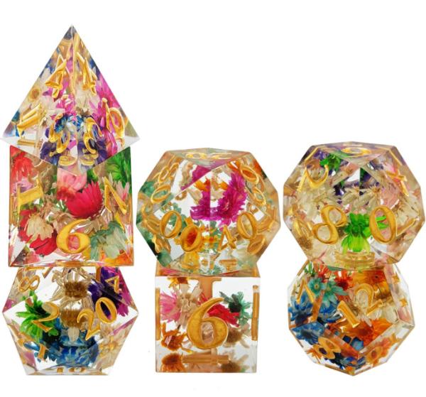 Quality Wear Resistant Resin DND Dice Hand Pouring Polyhedral Sharp Edge for sale
