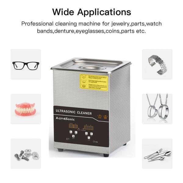 CE Mechanical Ultrasonic Cleaner 120W 3.2L Tank For Descaling