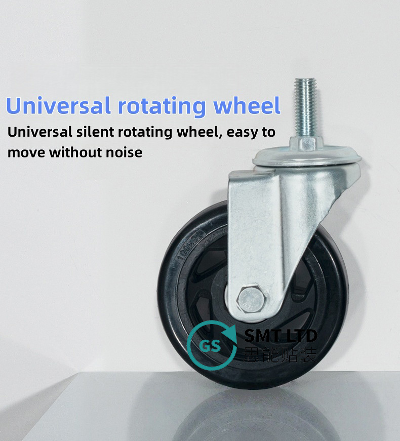 esd pcb storage cart-universal rotating wheel