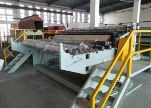 Multifunctional Fabric Roll Slitting Machine , Fabric Rewinder 5.5KW