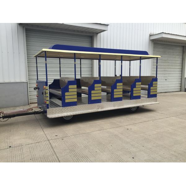 Classic Design 42 Passengers Electric Mall Train With Colorful Body Appearance
