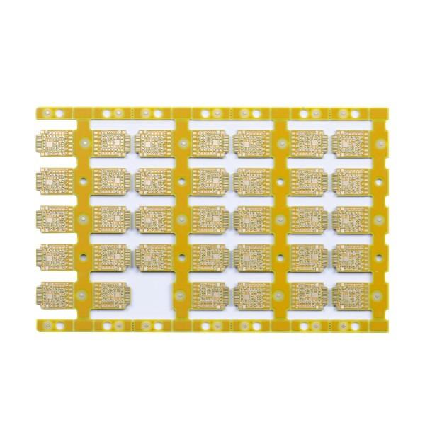 Quality 0.8mm 4 Layer HDI PCB Board Yellow Color 1OZ Finished Immersion Gold for sale