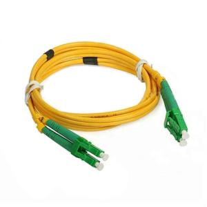 China Simplex Single Mode Optical Fiber Cable OS2 LC APC To LC APC Fiber Optic Patch Cord wholesale