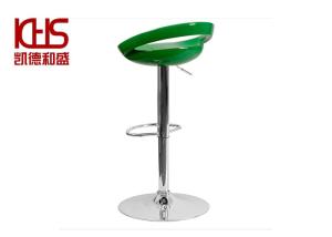 Plastic Counter Height Bar Stools 76cm-97cm Height Green Swivel Bar Stool