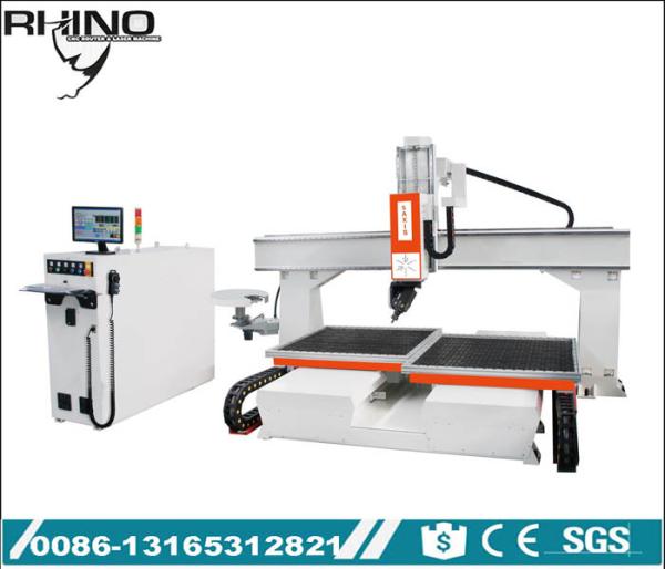 Quality Heavy Duty 5 Axis CNC Wood Router , Economic Type Industrial CNC Router Table for sale