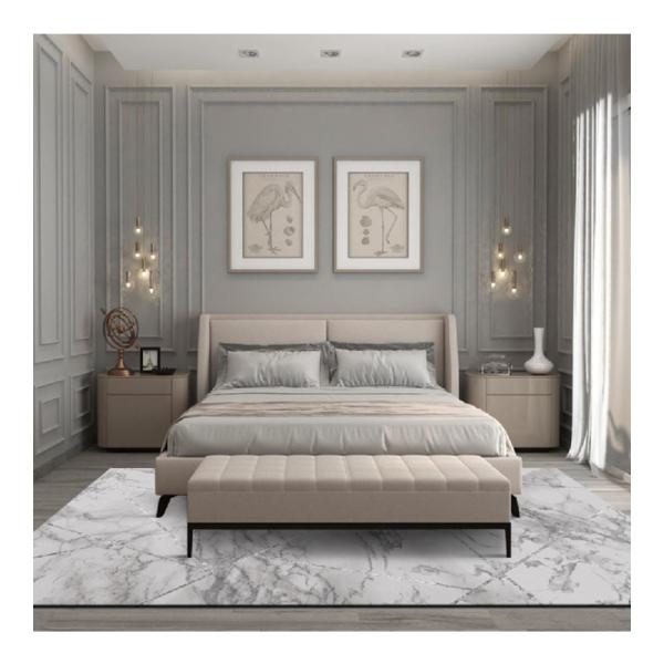 Quality Polypropylene Polyester Area Rug With Shrink Yarn And Bright Silk For Room for sale