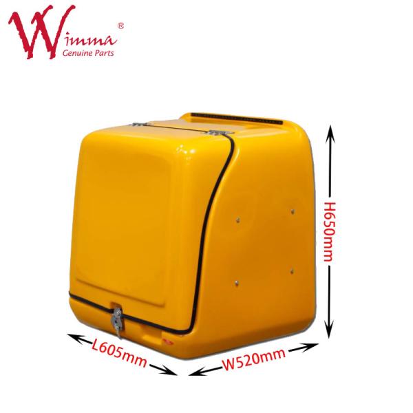 Quality FRP Fiberglass Delivery Box 166 L Jumbo Box White With Led Lights for sale