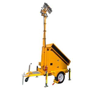 Gel Battery 6*200Ah Mobile Solar Light Tower OEM ODM Available
