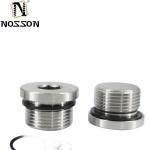 10mm Titanium Pipe Plug Stainless Steel Inox Polished Hex Socket Screws Din908