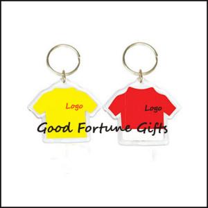 China Customed Acrylic Keychain keyrings promotion gift wholesale