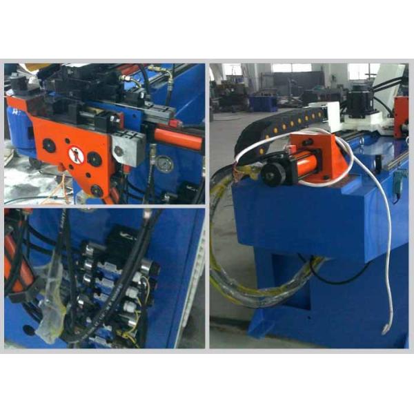Multi Function ss Tube Bending Machine , Directed Feeding Automatic Pipe Bender