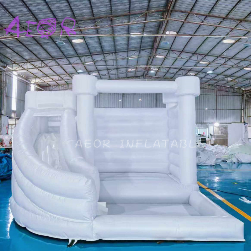 China White inflatable bounce house combom inflatable castle kids bouncy house wholesale