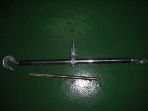 China 5KN Double Hook Electrical Cable Pulling Tools Steel Wire Rope Turnbuckle wholesale