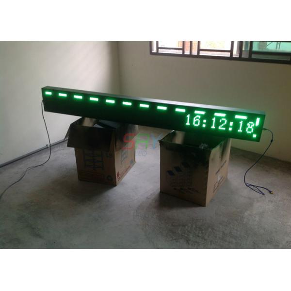 High Brightness Trivision LED Text Display / outdoor led message boards P10 Single Green