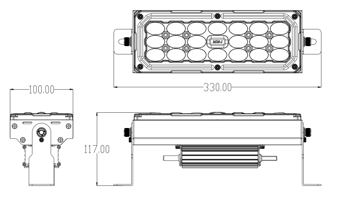 100W 300W 500 Watt Outdoor LED Flood Light 15m-45m High Mast Pole
