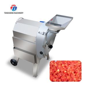 China Stainless Steel Eggplant Slicer Machine , Commercial Onion Dicer Machine on sale