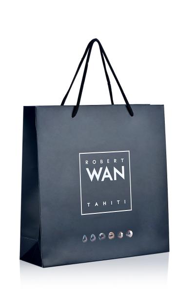 Quality Matte Lamination Branded Paper Bags Printing , ODM custom boutique shopping bags FSC for sale