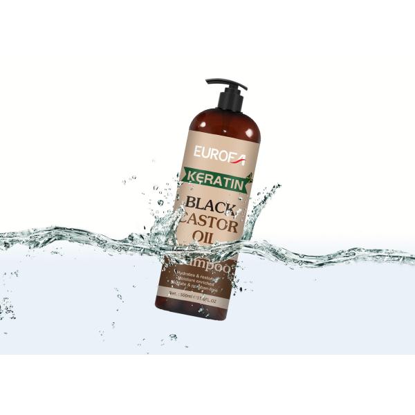 Black Castor Oil Shampoo For Fine And Dry Hair Natural Fragrance Shampoo