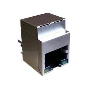 China HFJV1-E2450-L55RL Rj45 Vertical With Magnetics Ethernet Connector wholesale