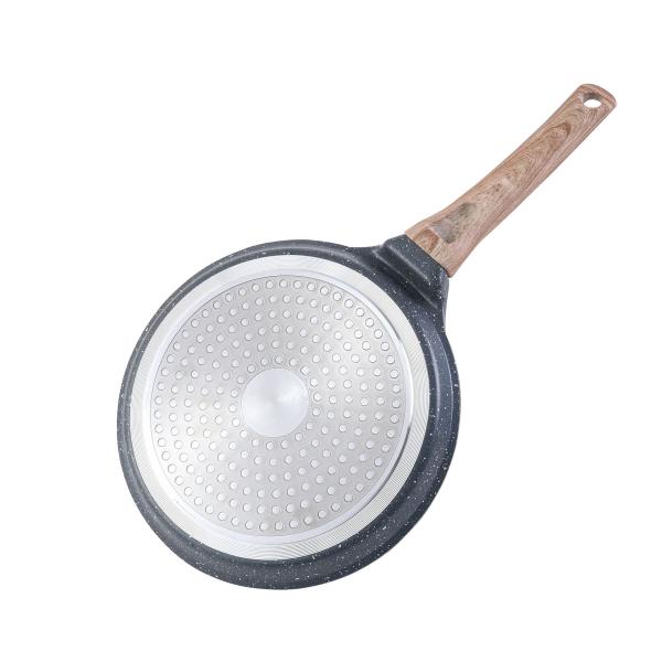 Widely Die Casting Round Shape Nonstick Coating Pizza Grill Pan