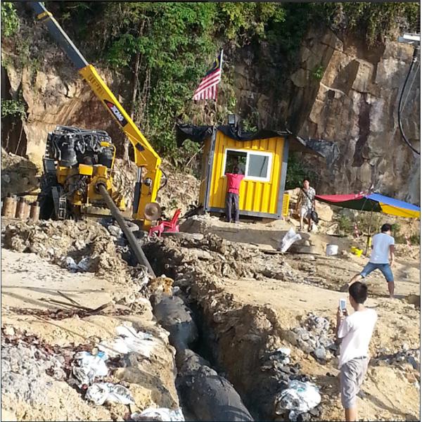 XCMG Horizontal Directional Drilling Rig Tools Rock Bore XZ1000A Yellow