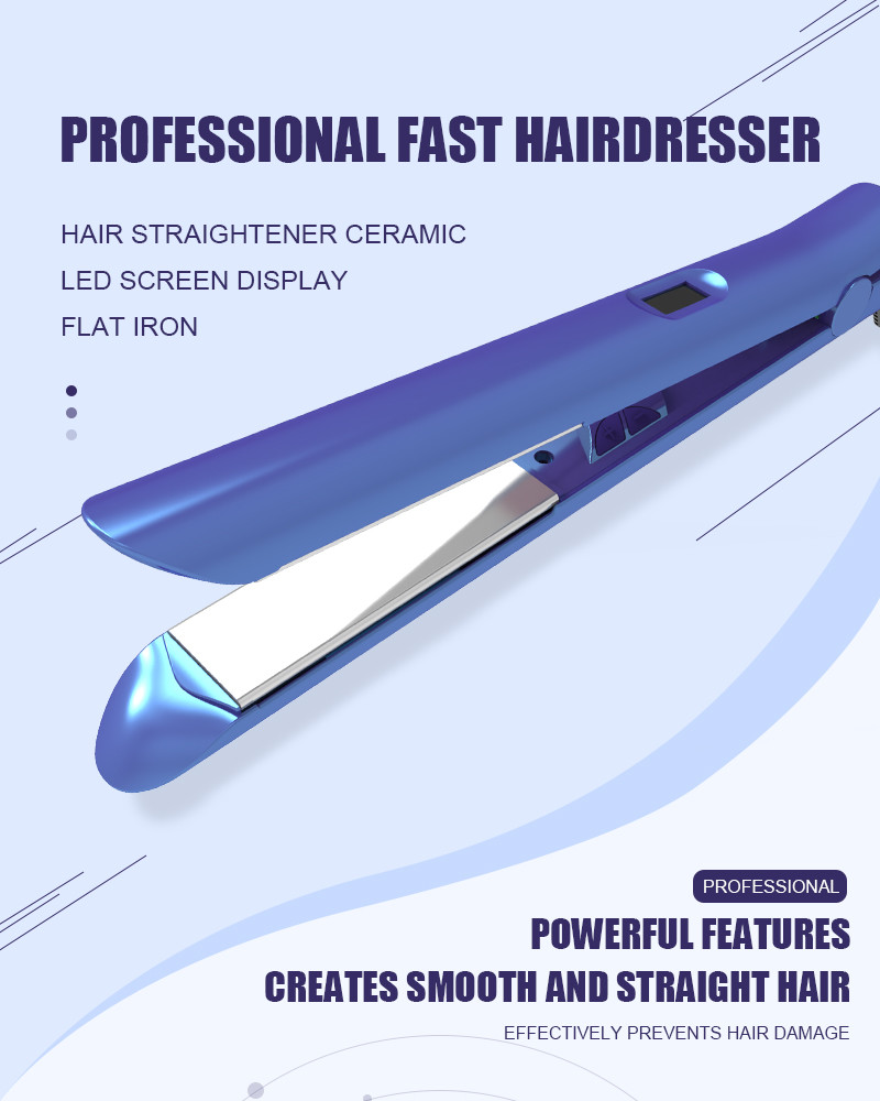 flat iron titanium Infrared Hair Straightener 1000w professional