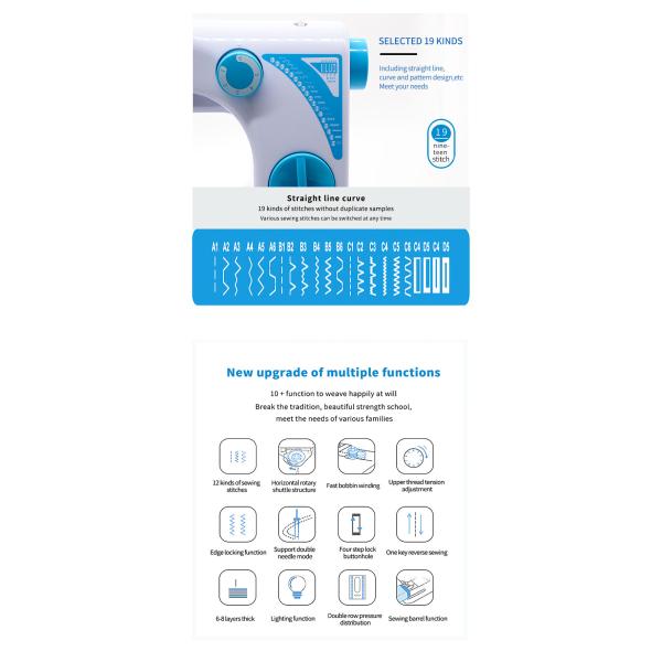 UFR-727 Upgraded Version Industrial Sewing Overlock Machine in Easy to Operate Design