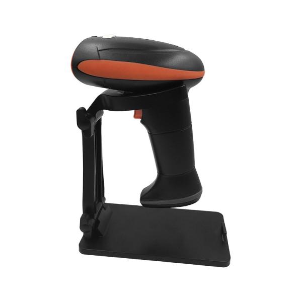 Quality Kebo SK-5100 OEM Suppermarket 2D QR code USB transmission mode Single line scanning Barcode scanner with holder for sale