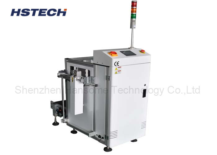 Compact 90 degree PCB Loader Machine with Touch Screen Control for SMT Production Line