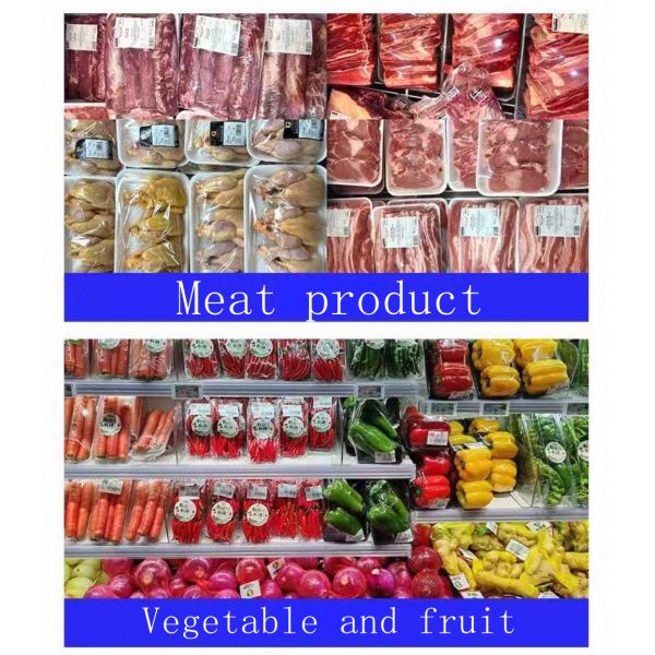 HIPAC Electric Automatic High-Accuracy Plastic Cling Film Machine for Food Beverage Industry Commercial Fruit/Vegetable Stores